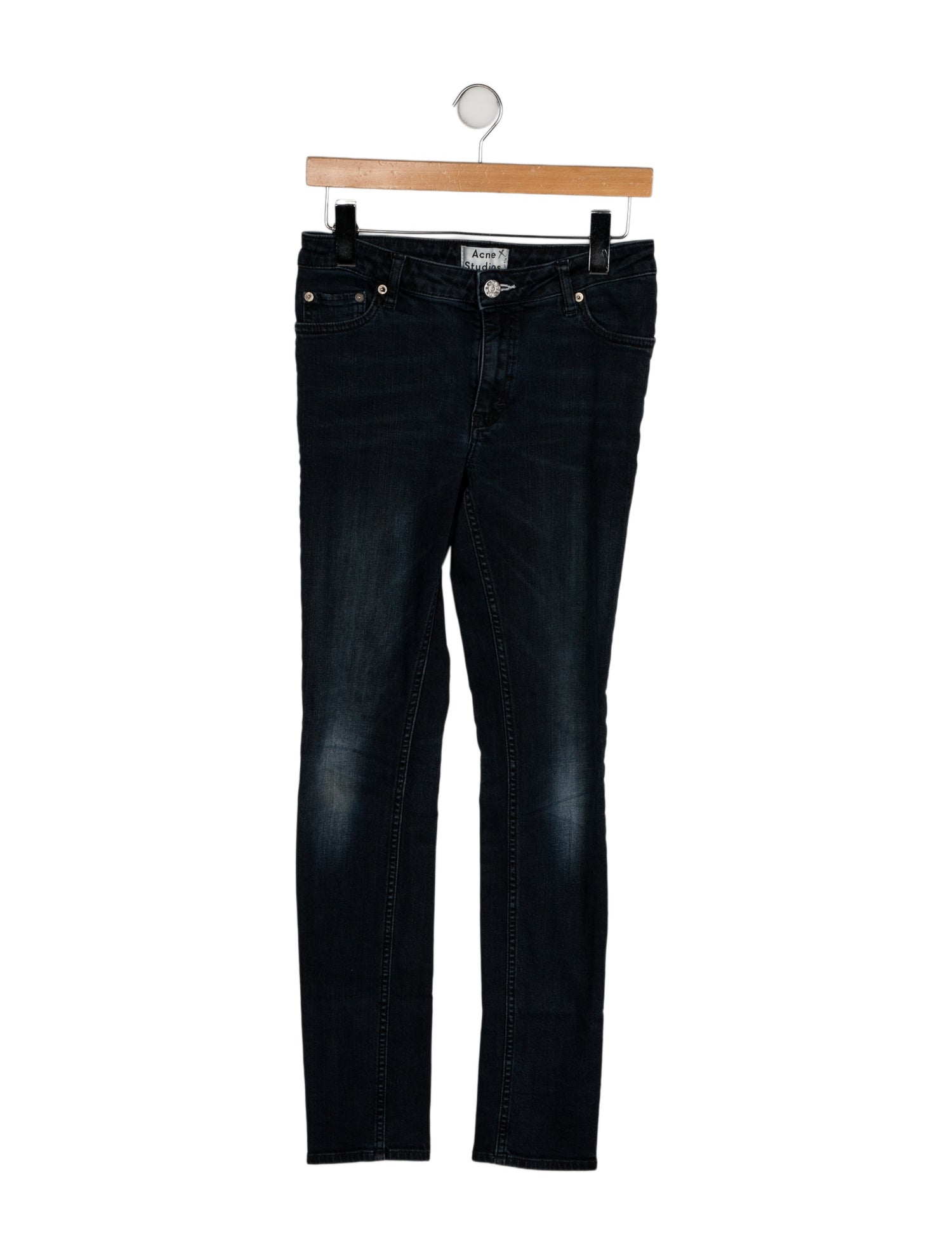 Acne Studios Mid-Rise Skinny Leg Jeans
